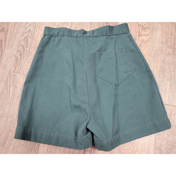 Vintage 1960s 1970s Girl Scouts Uniform Dark Green 1960s Rockabilly Shorts Large - Picture 3 of 3